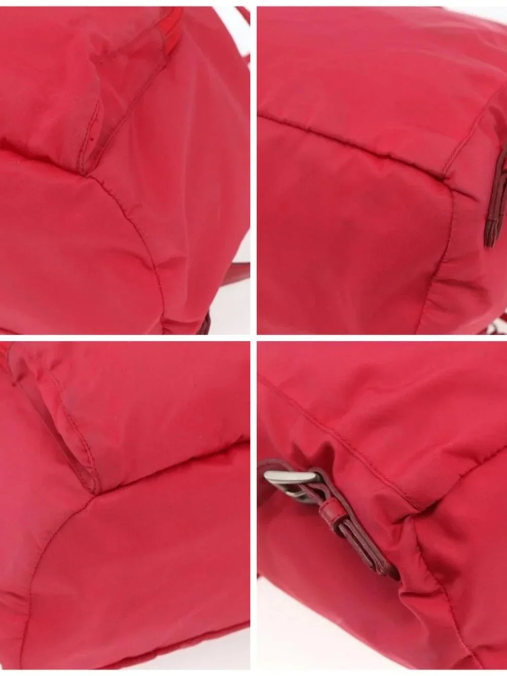 PRADA Backpack Nylon Pink Silver Auth 164369 - Picture 16 of 16